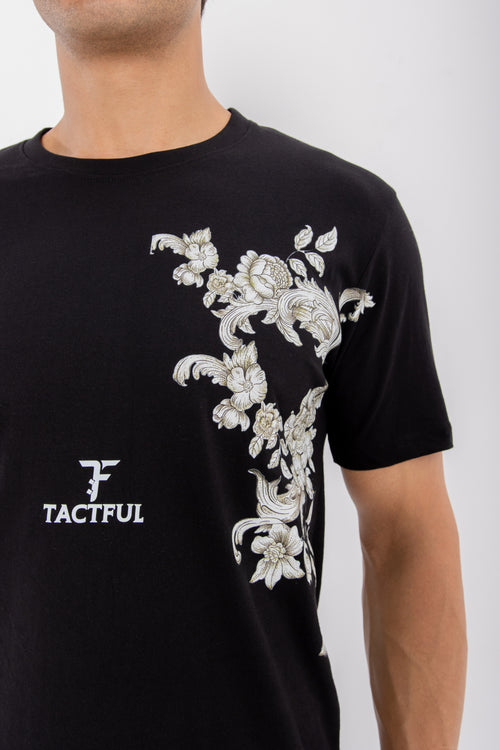 FLORAL BLACK REGULAR