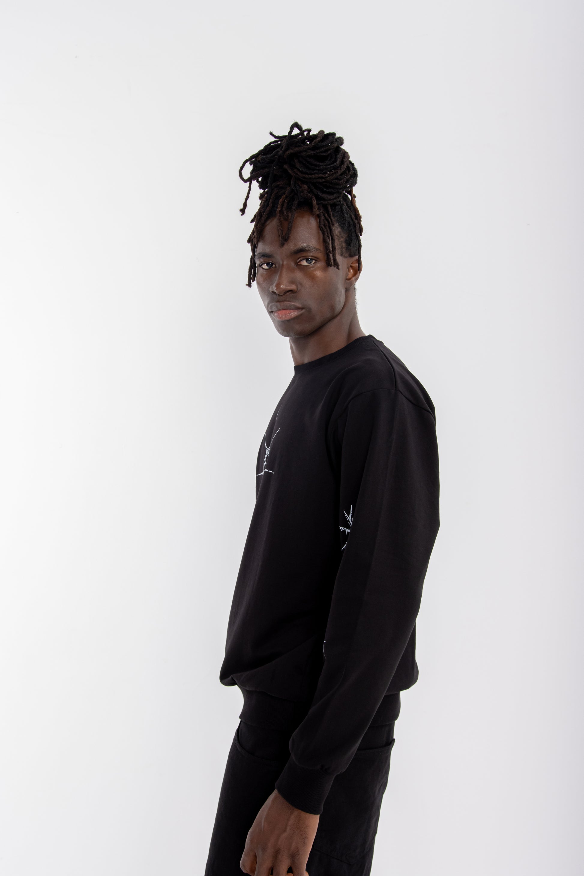 BLACK NINJA SWEATSHIRT