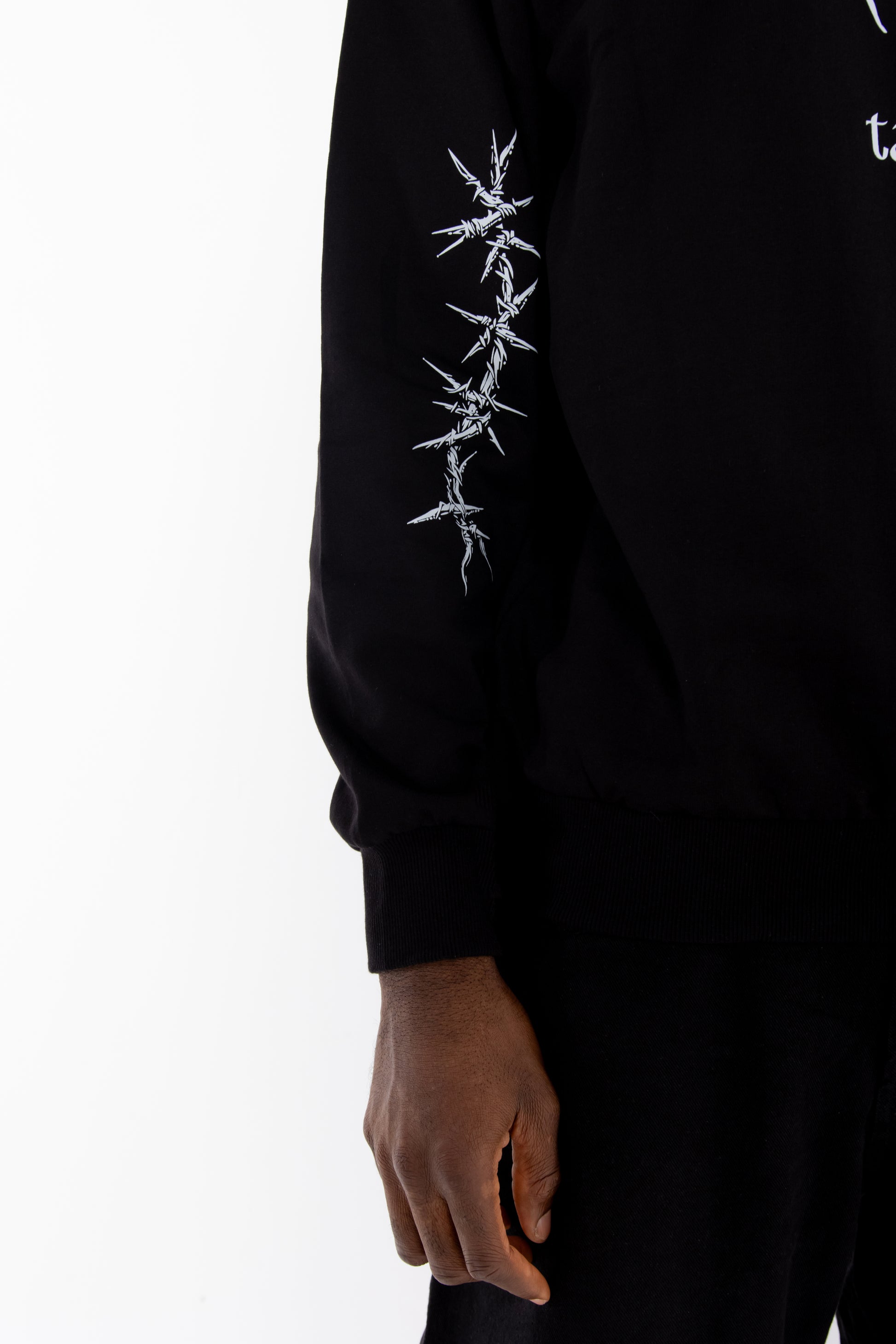 BLACK NINJA SWEATSHIRT
